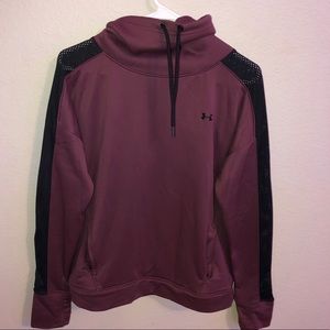 Under Armour Women's Mesh Funnel Neck Sweatshirt